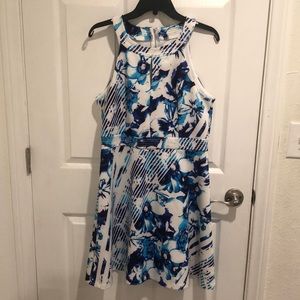 Spense fit and flare dress.